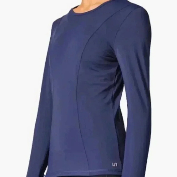 Urban Savage Ruffle Long Sleeve Top navy/lake - Picture 1 of 3